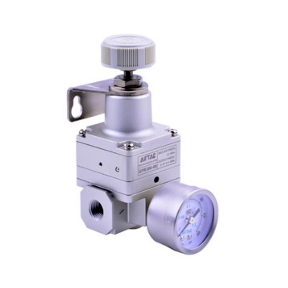 GPR30008HNT AIRTAC PRECISION REGULATOR GPR300 SERIES 1/4" NPT 1.45-115 PSI MNT BRK
